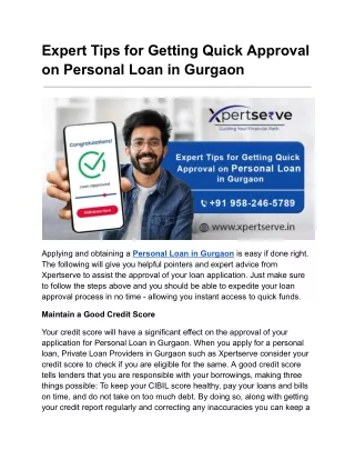 Personal Loan in Gurgaon