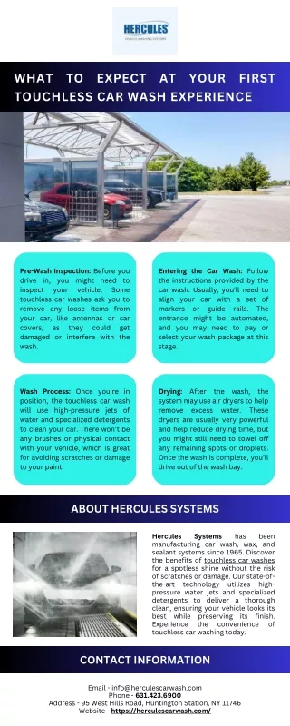what to expect at your first touchless car wash