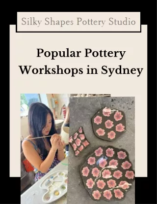 Beginner Pottery Classes Sydney - Silky Shapes Studio