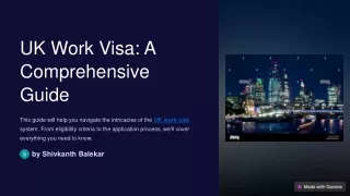 uk work visa a comprehensive guide