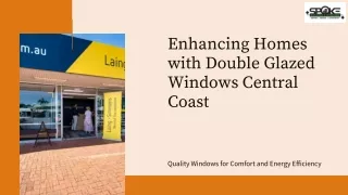 enhancing homes with double glazed windows
