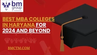 Best MBA Colleges in Haryana for 2024 and Beyond