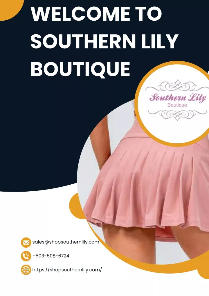 welcome to southern lily boutique prepared by