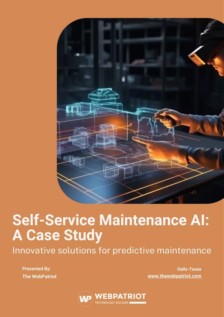 self service maintenance ai a case study