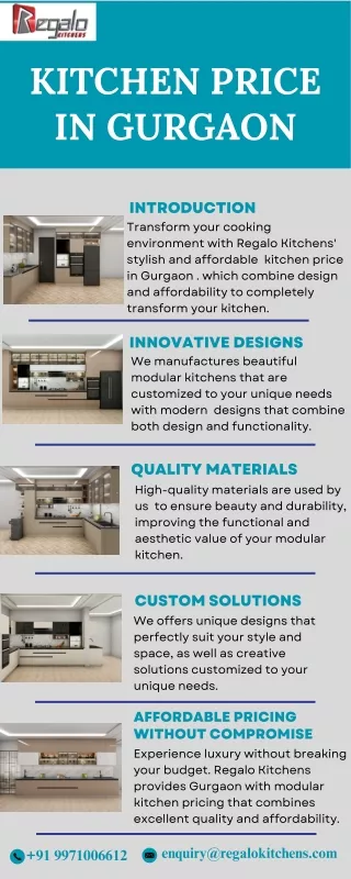 kitchen price in gurgaon