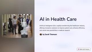 ai in health care