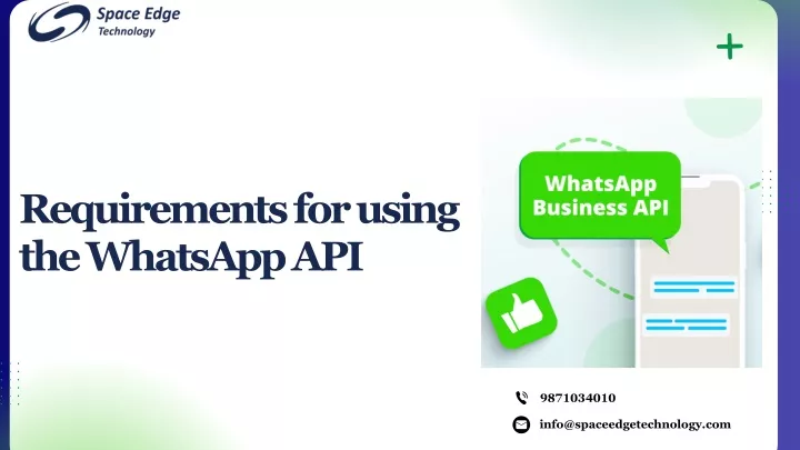 requirements for using the whatsapp api