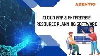 cloud erp enterprise resource planning software