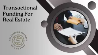 transactional funding for real estate