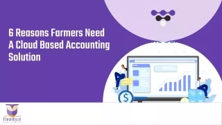 6 Reasons Farmers Need A Cloud Based Accounting Solution