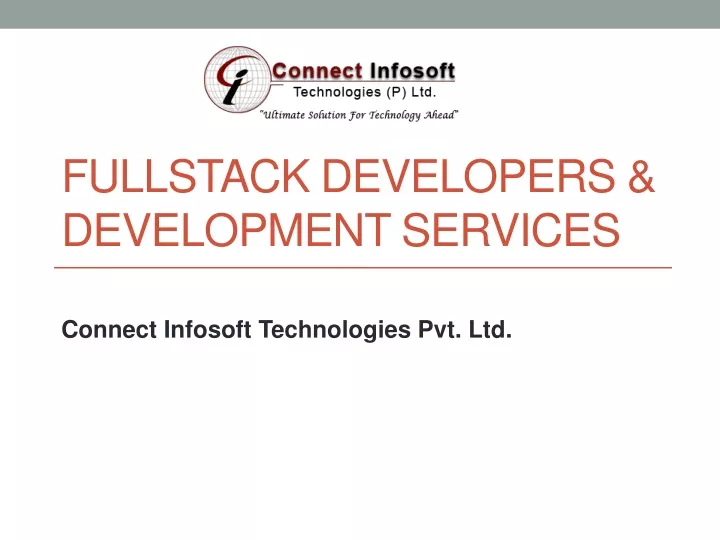 fullstack developers development services