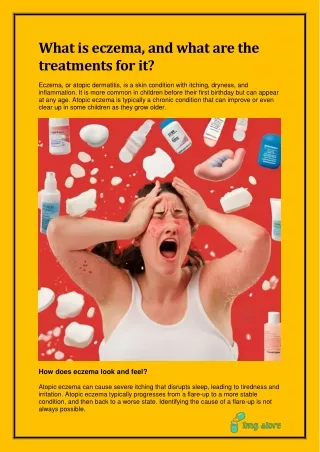 what is eczema and what are the treatments