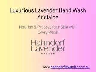 Hand Wash Adelaide