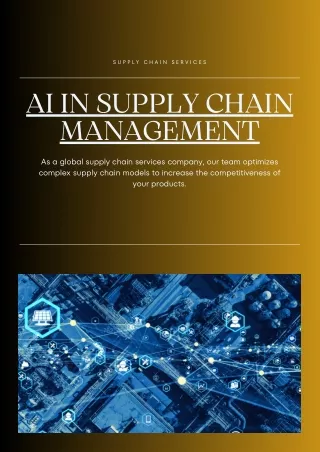AI In Supply Chain Management