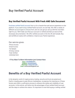 6 Ways Buy Verified Paxful Account Can Make You Success