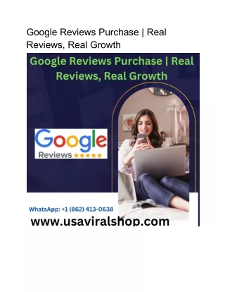 google reviews purchase real reviews real growth