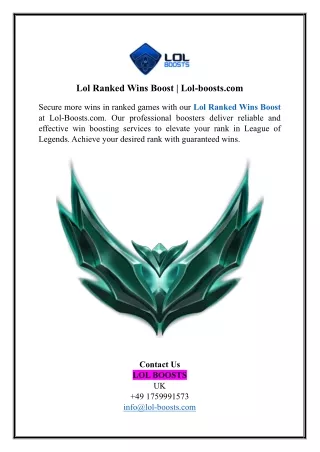 lol ranked wins boost lol boosts com secure more