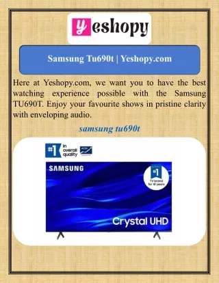 Samsung Tu690t   Yeshopy.com