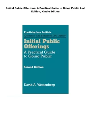 initial public offerings a practical guide