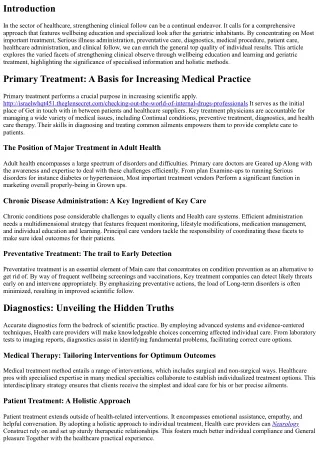 Bettering Clinical Observe by Overall health Schooling and Geriatric Treatment