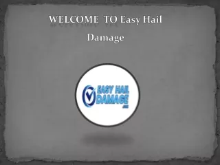 Hail Damage Repair Service In Dallas, TX | Easy Dent Removal