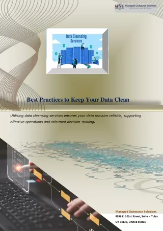 Best Practices to Keep Your Data Clean