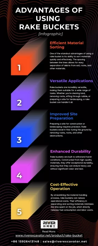 Advantages of Using Rake Buckets [Infographic]