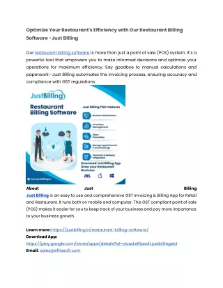 optimize your restaurant s efficiency with