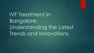 IVF Treatment in Bangalore