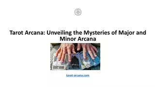 tarot arcana unveiling the mysteries of major