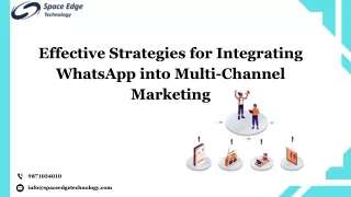 effective strategies for integrating whatsapp