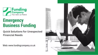 emergency business funding