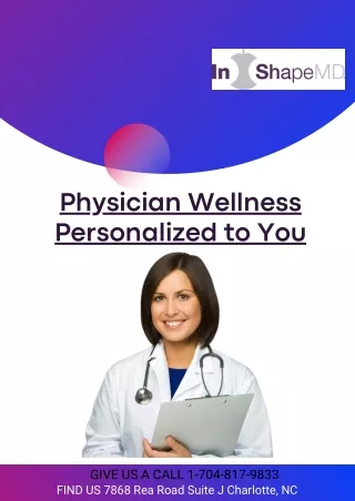 physician wellness personalized to you