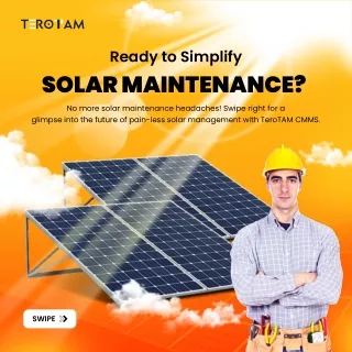 CMMS Solution for Solar Maintenance