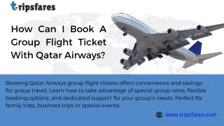 How Can I Book A Group Flight Ticket With Qatar Airways