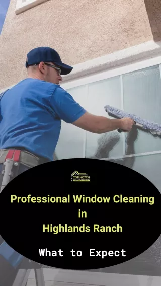 Professional Window Cleaning in Highlands Ranch What to Expect