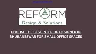 Choose the Best Interior Designer in Bhubaneswar for Small Office Spaces