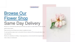 Same Day Flower Delivery Mississauga | Stavebank Florist Mississauga