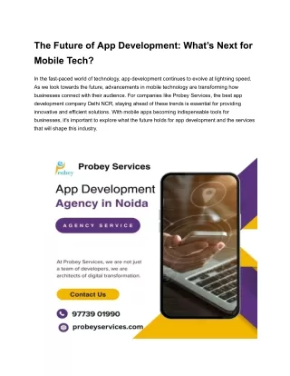 the future of app development what s next