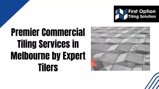 Premier Commercial Tiling Services in Melbourne by Expert Tilers