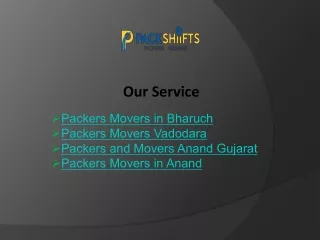 Packers Movers in Bharuch