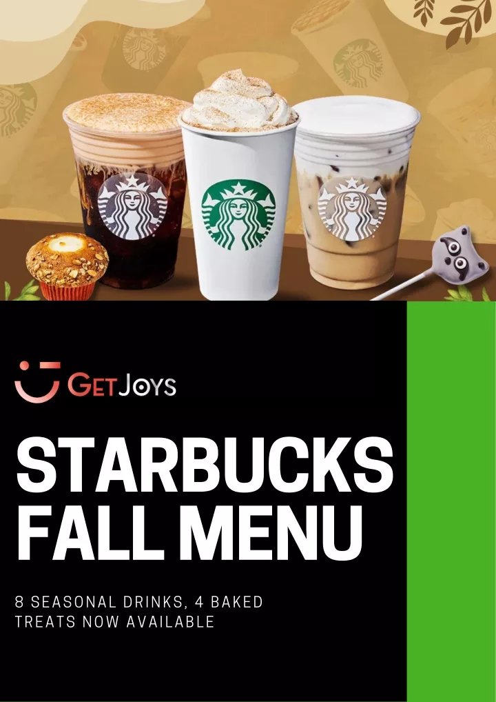 starbucks fall menu