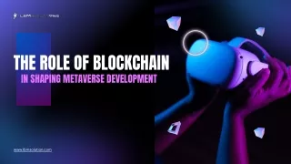 the role of blockchain in shaping metaverse