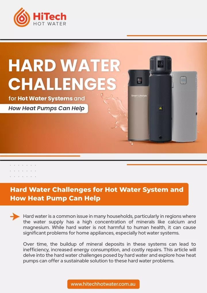 hard water challenges for hot water system