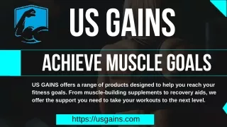 ACHIEVE MUSCLE GOALS