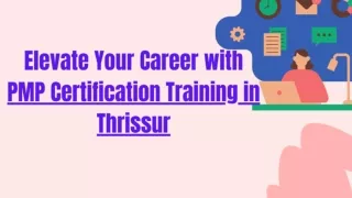 pmp certification training in thrissur