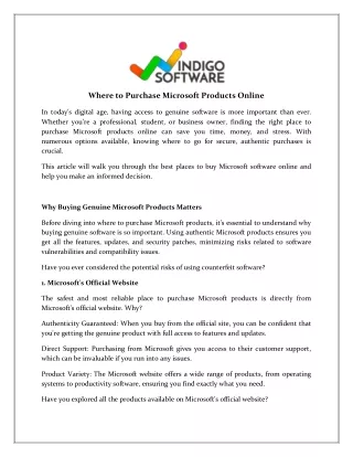Best Places to Buy Genuine Microsoft Products Online