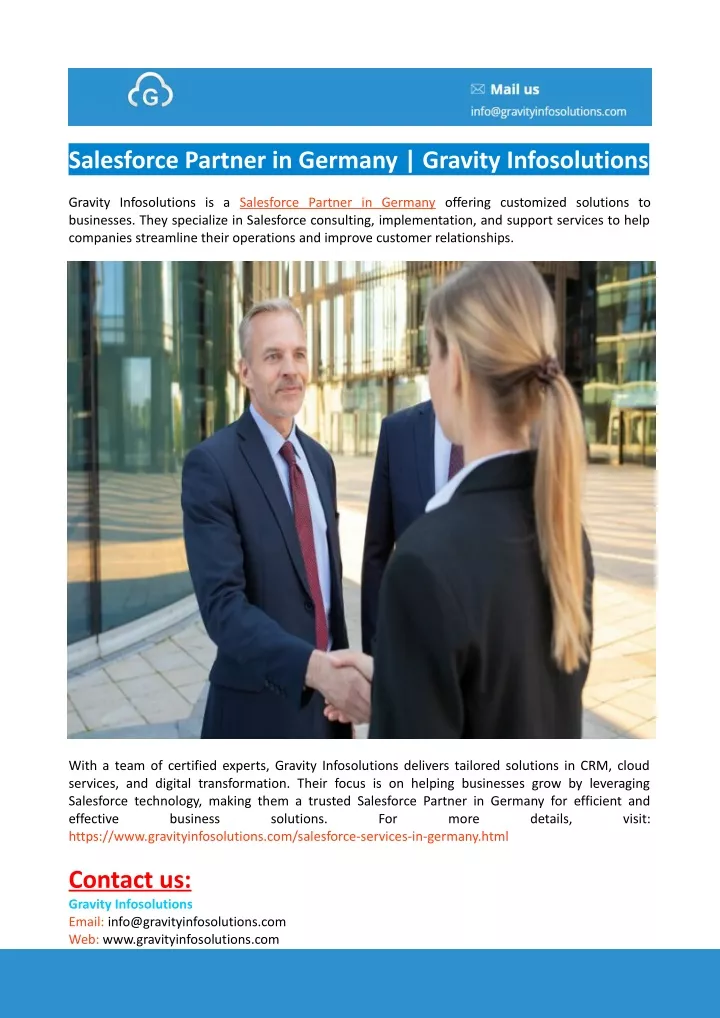 salesforce partner in germany gravity