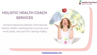 Transform Your Well-being Holistic Health Coaching with Healthy Heartbeet