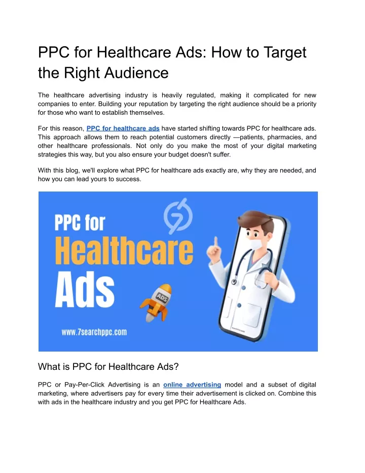 ppc for healthcare ads how to target the right